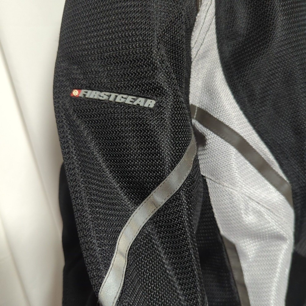 First Gear Mesh-Tex 13 Womens Motorcycle Jacket Black Large - Picture 2 of 6